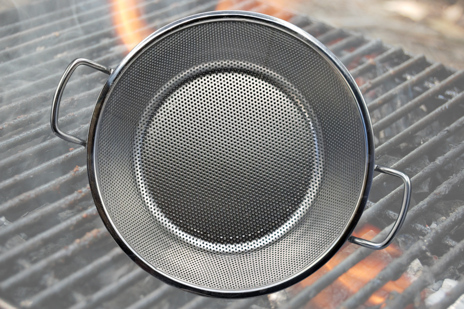 Wilkinson Grillpfanne, Vulcan BBQ Range, Rund 32 cm, Premium-Edelstahl